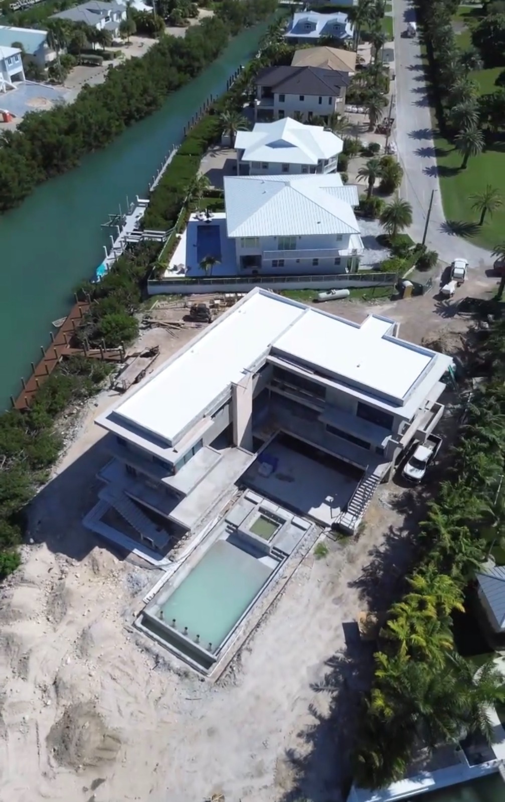 Commercial roofing installation project by Apex Roofing Solutions.
